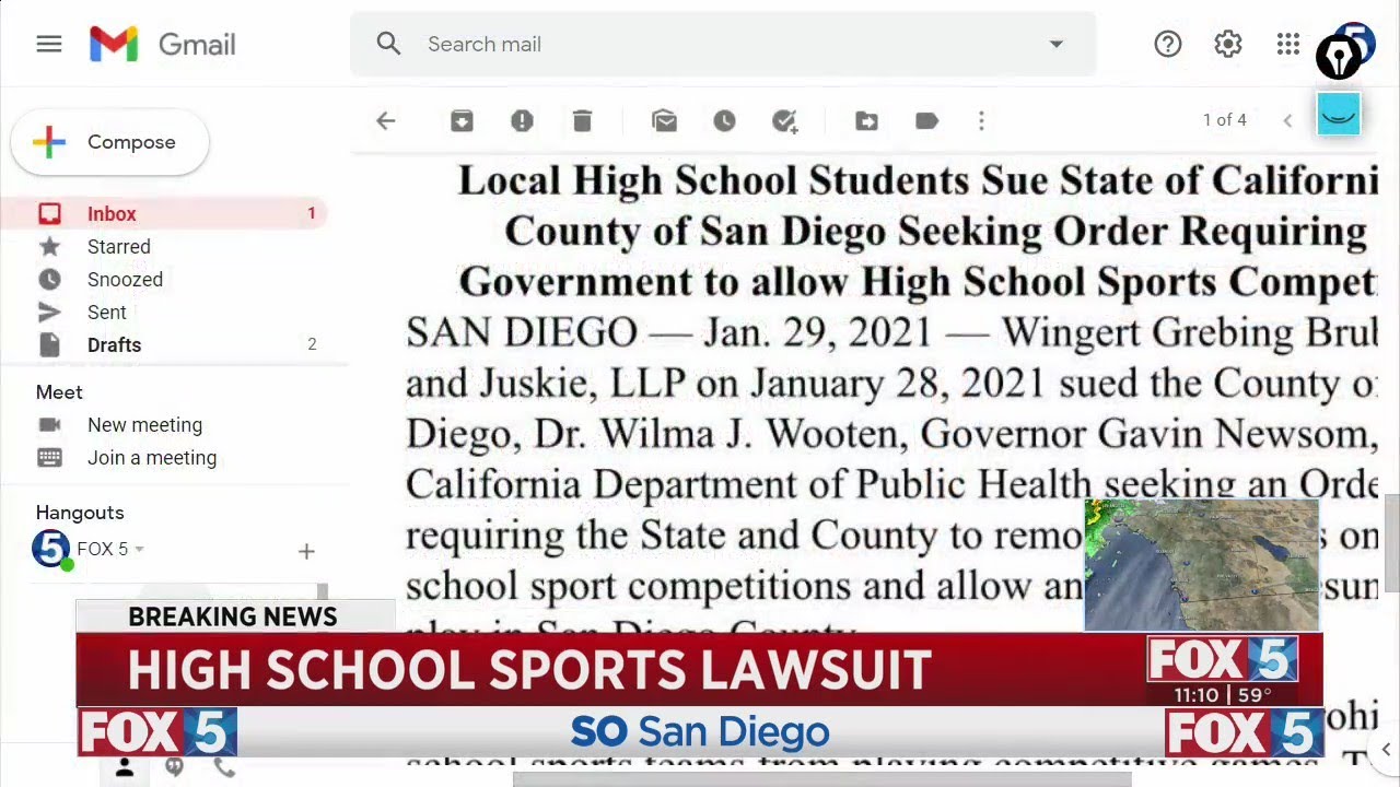 Local Students Sue State, County To Allow Prep Sports Competition