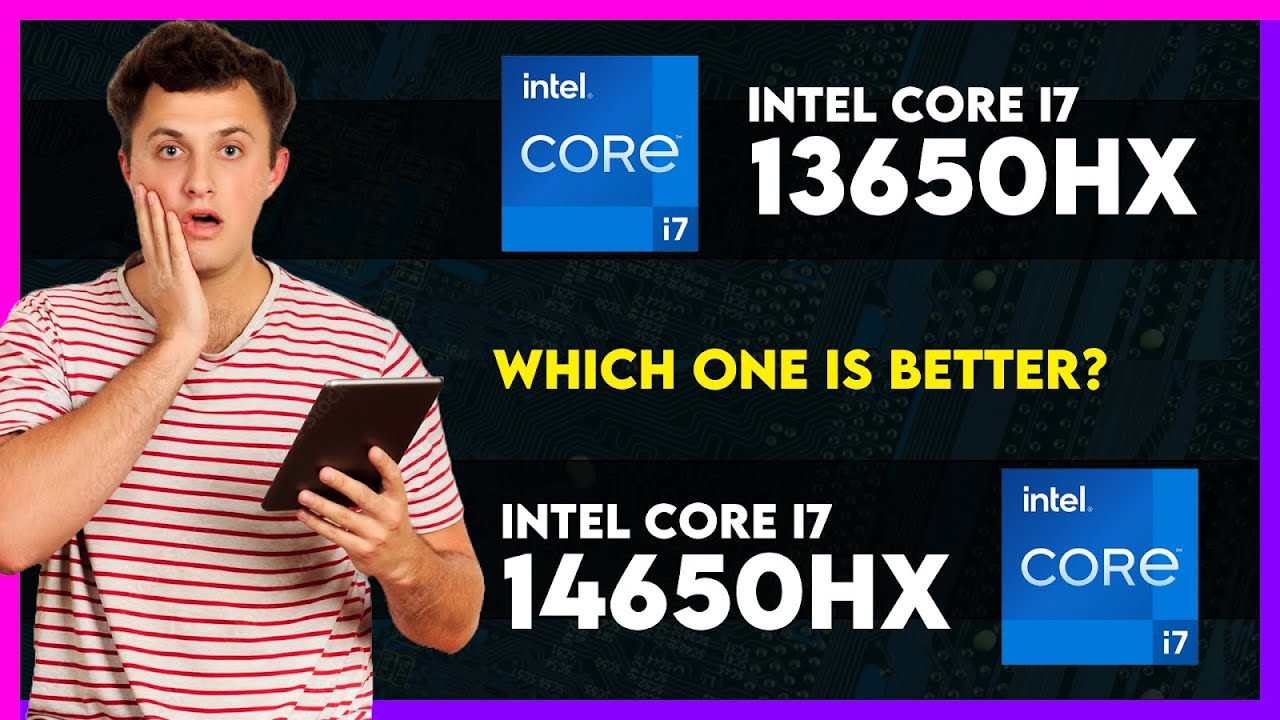 Intel Core i7 13650HX vs Intel Core i7 14650HX Comparison - YouTube