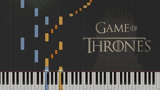 Game of Thrones - Main Theme \\ Synthesia Piano Tutorial screenshot 5