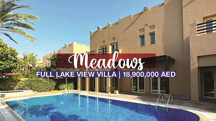 EXTENDED VILLA FOR SALE | FULL LAKE VIEW | 18,900,000 AED