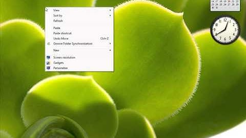 Windows 7 Show, hide, or resize desktop icons