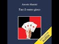 Fate il vostro gioco: Le indagini di Rocco Schiavone, Vol. 9 di Antonio Manzini #audiolibro