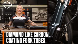 Harley-Davidson Diamond Like Carbon Coating Fork Tubes – Inverted & Conventional Forks Overview