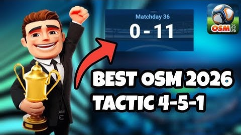 BEST OSM TACTIC AGAINST BETTER TEAMS! ⚽️ | Underdog Online Soccer Manager 2026 Tactic 451