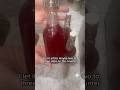 Homemade cranberry soda!