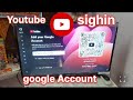 Sign in with your Google AccountSmart LED TV | Android SmartTv Youtube Sign in problem Fix 100% |