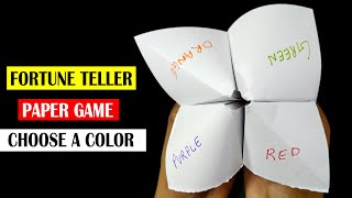 How to Make a Origami Fortune Teller | Paper Chip Chop Game | Easy Paper Crafts screenshot 2