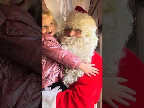 Lucky Twice: Santa's Second Visit on the Christmas Steam Train Delights Kids Again!