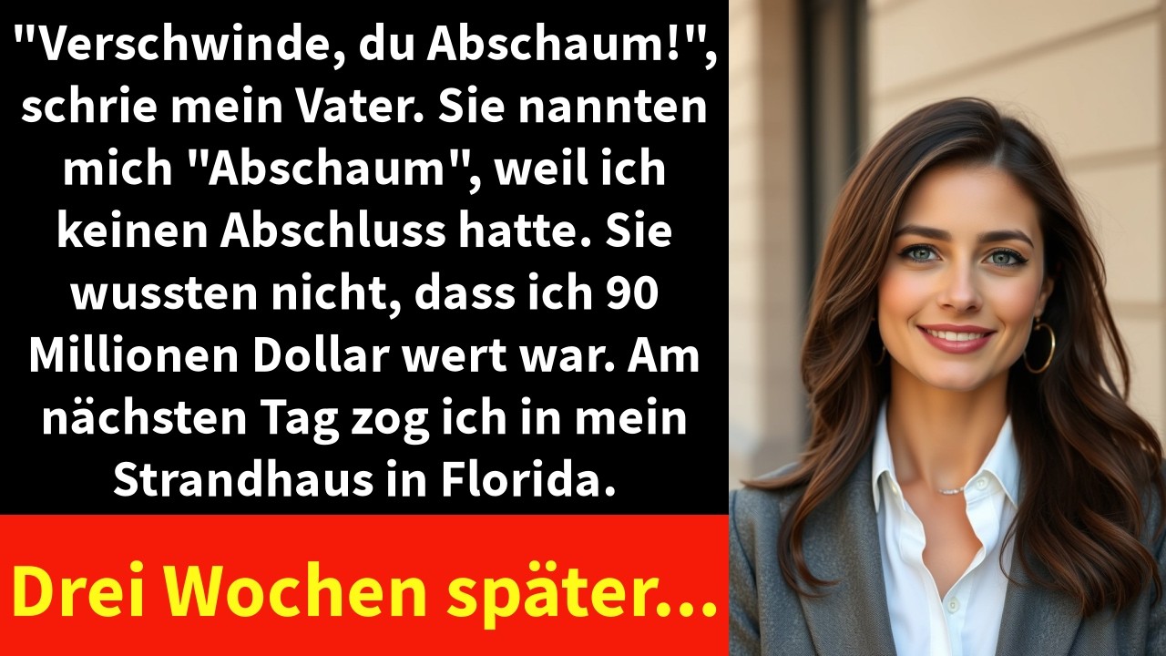 "Verschwinde, du Abschaum!", schrie mein Vater. Sie nannten mich "Abschaum",