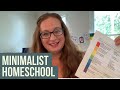 HOMESCHOOL 2020-2021 || Minimalism Homeschool