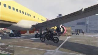 картинка: КАК сесть в большой самолет в Grand Theft Auto 5 (GTA 5)