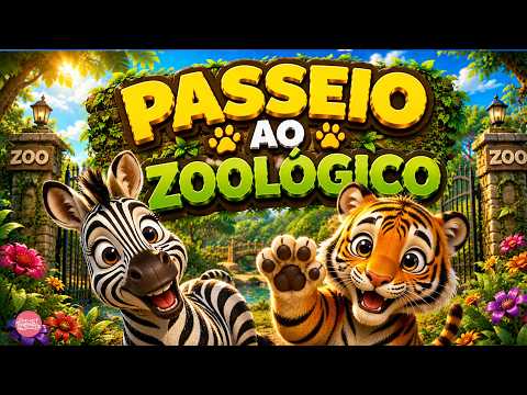 TIGER AND THE ZEBRA - TRIP TO THE ZOO #jpkids