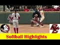 18 florida state vs boston college softball game 3 highlights april 21 2024