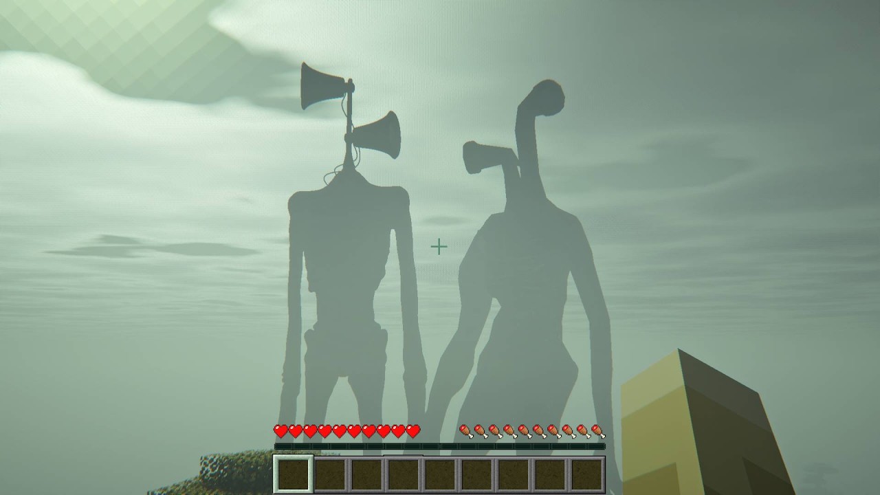 😱 PIPE HEAD and SIREN HEAD!🌾 From Farm to Nether. Minecraft Survival