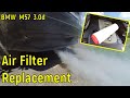 Diesel engine smoke problem. Air Filter Replacement BMW X5 E53 3.0d