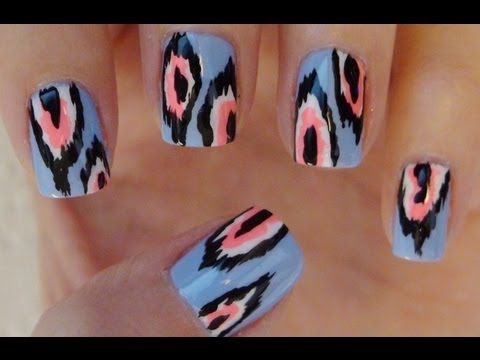 How To: Ikat Print Nails!!!