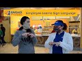 Wetzel&#39;s Employee Learns Sign Language - Customer Service Signs