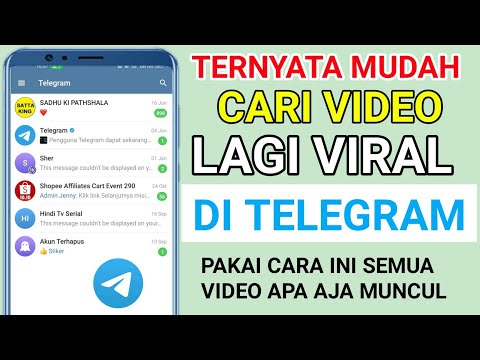 CARA MUDAH CARI VIDEO VIRAL DI TELEGRAM