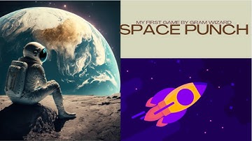 Creating my first game on kitten editor (*^▽^*) Space punch🪐🎇🤜/ Gram wizard