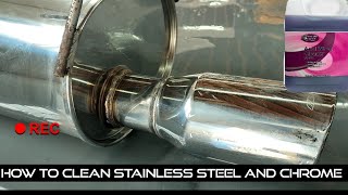 How to clean stainless steel and chrome WITHOUT POLISHING OR SCRUBBING! QUICK EASY AND EFFECTIVE by Speedokote refinish network 1,243 views 1 month ago 7 minutes, 6 seconds