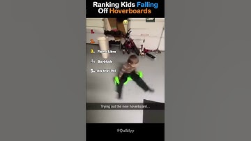 Funniest Hoverboard Fails Ranked By Kids!