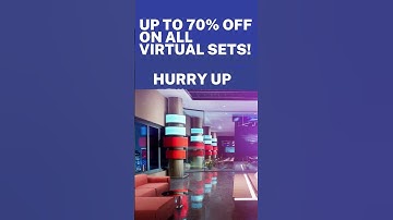Act Fast: 70% Off on all Virtual Sets, Just 2 Days! #offer #discount #virtualset #unrealengine #3d