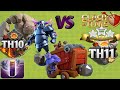 Th10 best attack strategy..3 star every town hall😱😱..th10 vs th11..war attack//Clash of Clans/