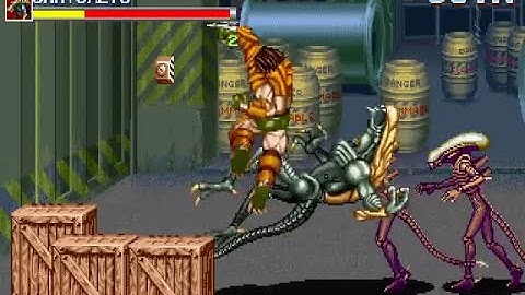エイリアンVSプレデター ハンター ノーミスクリア Alien vs. Predator P.Hunter No miss ALL #arcade #beatemup #capcom