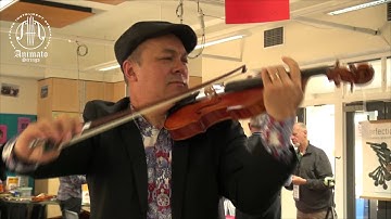 Stephen Chin Plays G Marcello Violin during AUSTA Conference 2015