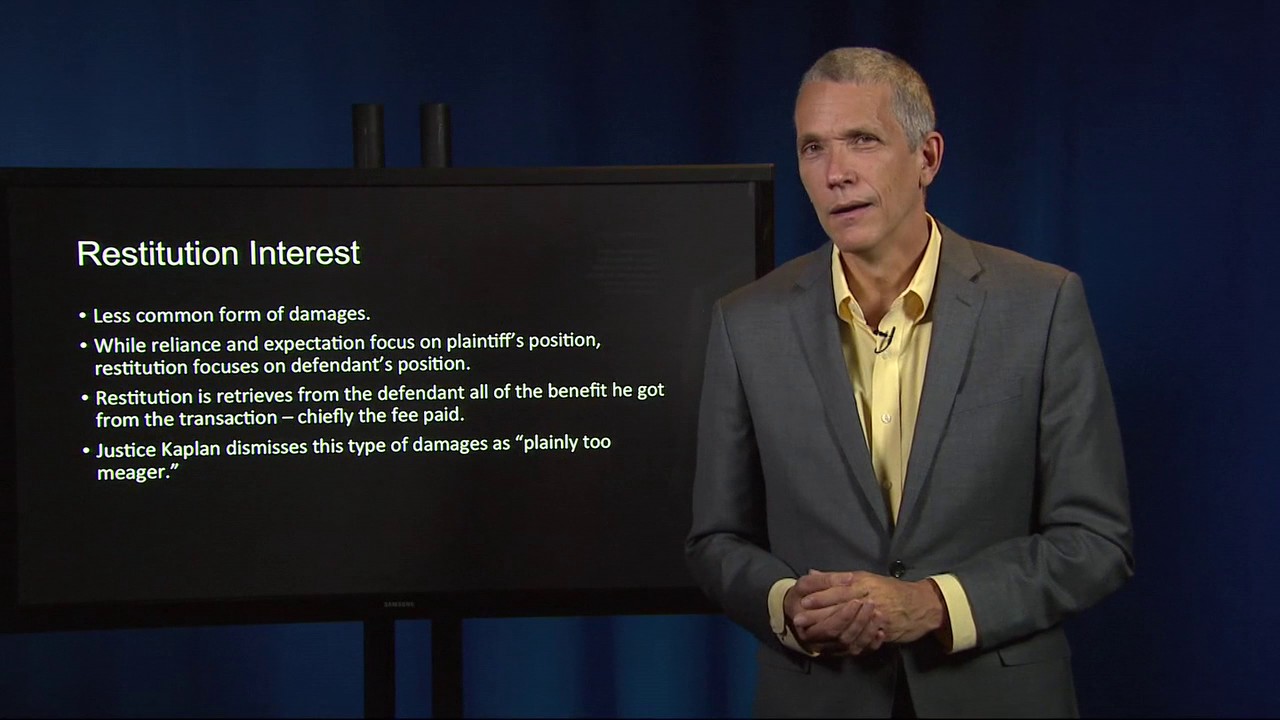 Contract Law 7 Intro Sullivan v O'Conner (nose job)