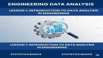 Engineering Data Analysis Lesson 1: Introduction to Data Analysis in Engineering | Statistics Basics