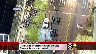 Cops, Protestors Square Off In New York