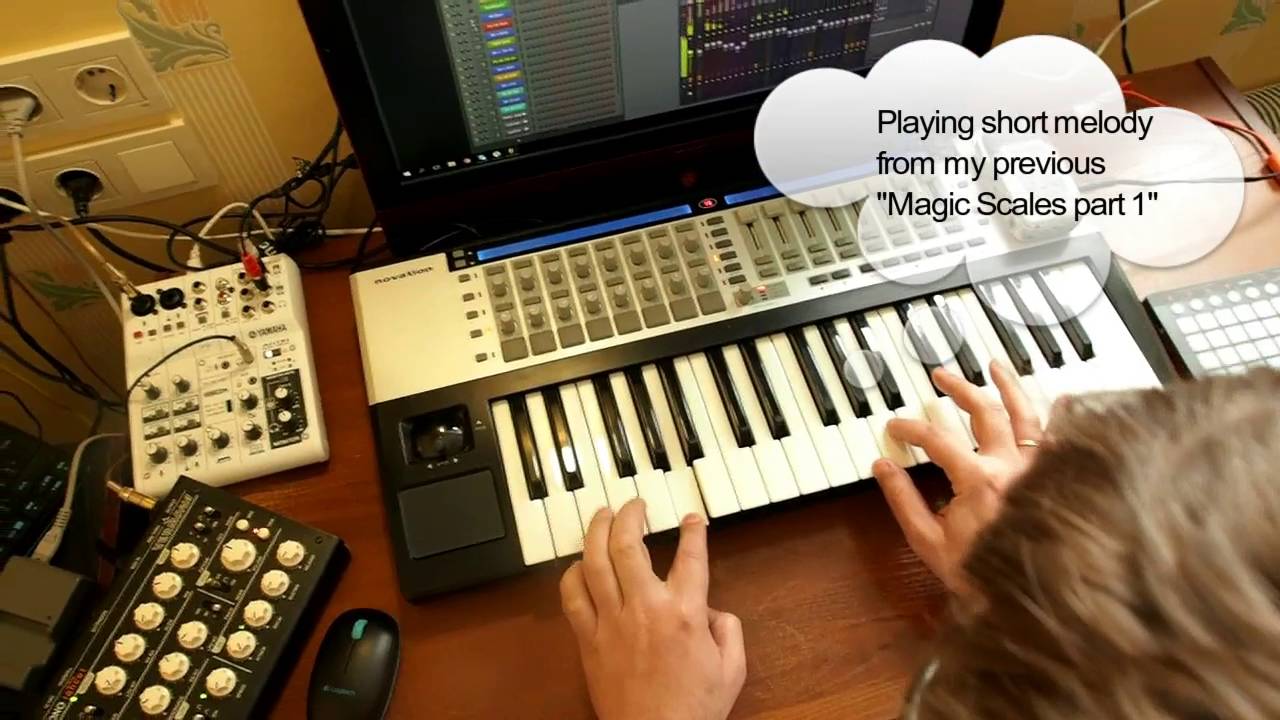 Magic Scales part2 "Back to 80s" (BlueARP demo #10)