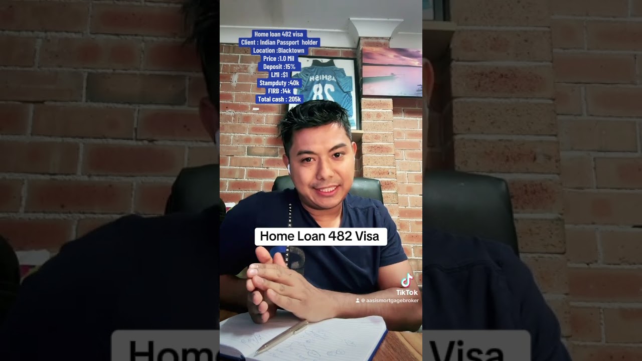 How to buy first house in 482 visa in Australia?