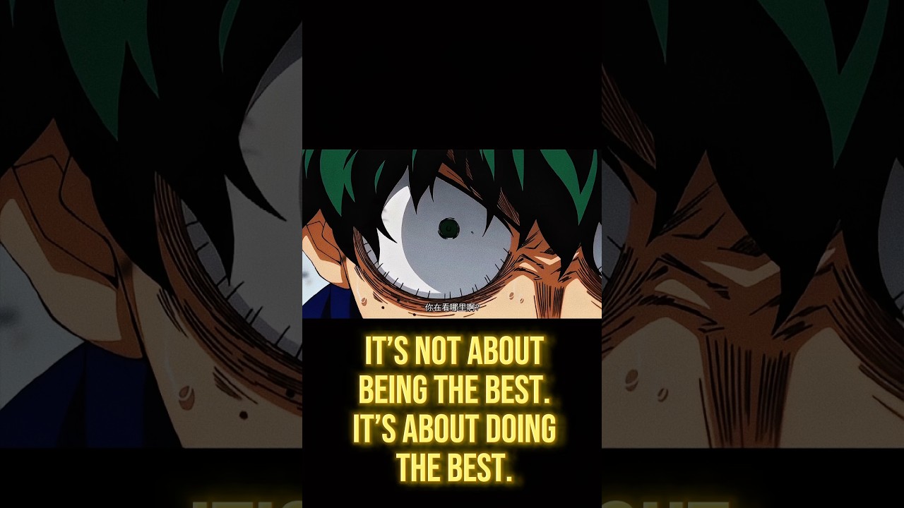 Deku’s HIDDEN TRUTH About Success 😱 (Not What You Think) #animewisdom #underdogwin #todoroki