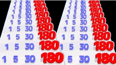 8 Minutes Satisfying Math Games with High Levels-Number Master Vs Number Merge Plus and Run