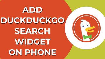 How to Add Widget on DuckDuckGo
