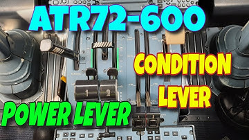 ATR POWER LEVER AND CONDITION LEVER