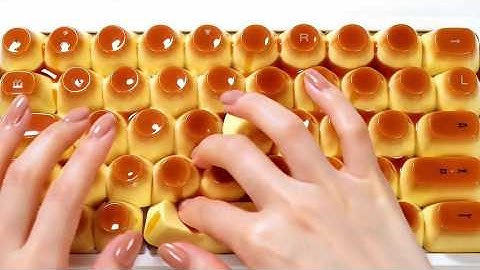 【AI ASMR】Sweets Keyboard Typing スイーツキーボード