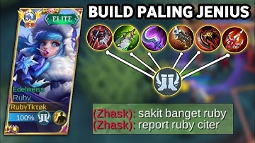 Build Ruby Paling Jenius Yang Pernah Ada - Build Terbaik Ruby Mobile Legends Terbaru