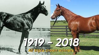 All Triple Crown winners ||1919  2018||