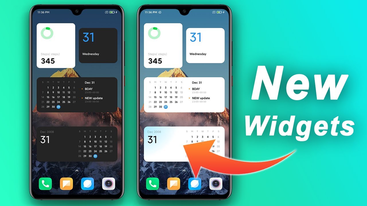 Новые Виджеты Xiaomi