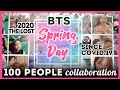 코로나19로 봄을 잃은 100명이 부른 BTS 방탄소년단 봄날 커버 Springday cover with ARMY