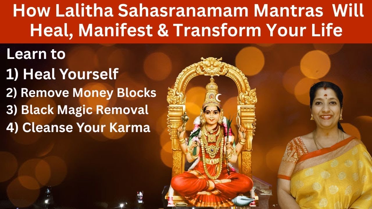 Hidden Mantras in Lalitha Sahasranamam | Manifestation | |Shakti Awakening With Vidhyaa Prakash