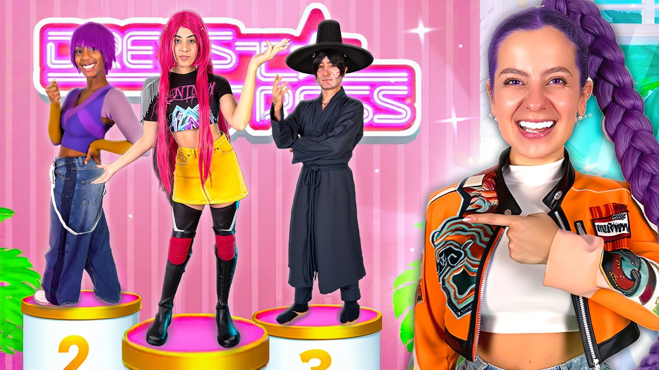 GIOCO A DRESS TO IMPRESS CON I KPOP DEMON HUNTERS NELLA VITA REALE! Saja Boys e Huntrix✨