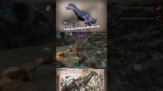 จับเทอริซิโนซรัสกัน!#ark #arkmobile #therizinosaurus