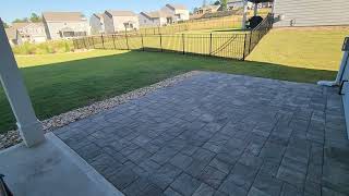 Tremron Paver Patio | 300 sqft #Hardscaped in one Day | #landscape creations | #WeMakeDirtLookGood