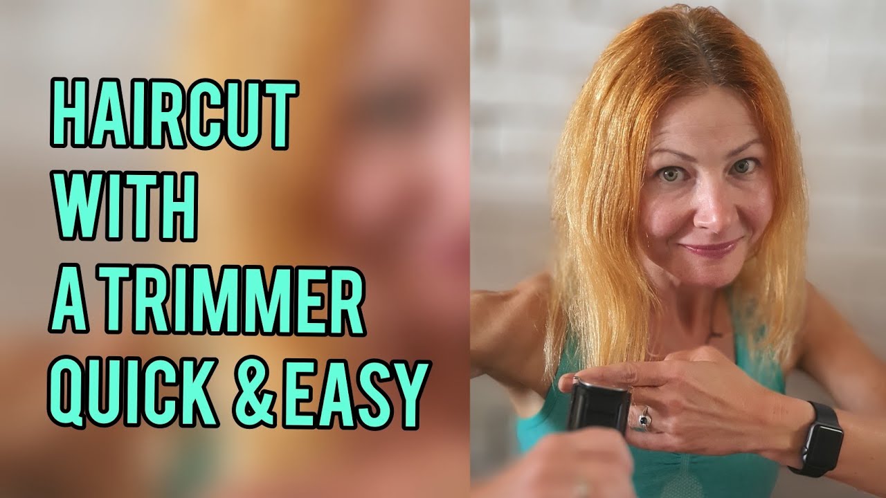 Экспресс подравнивание волос триммером/Express hair cut with a trimmer