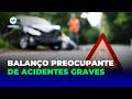 ACIDENTES GRAVES MARCAM FIM DE SEMANA E ACENDEM ALERTA NA CAPITAL