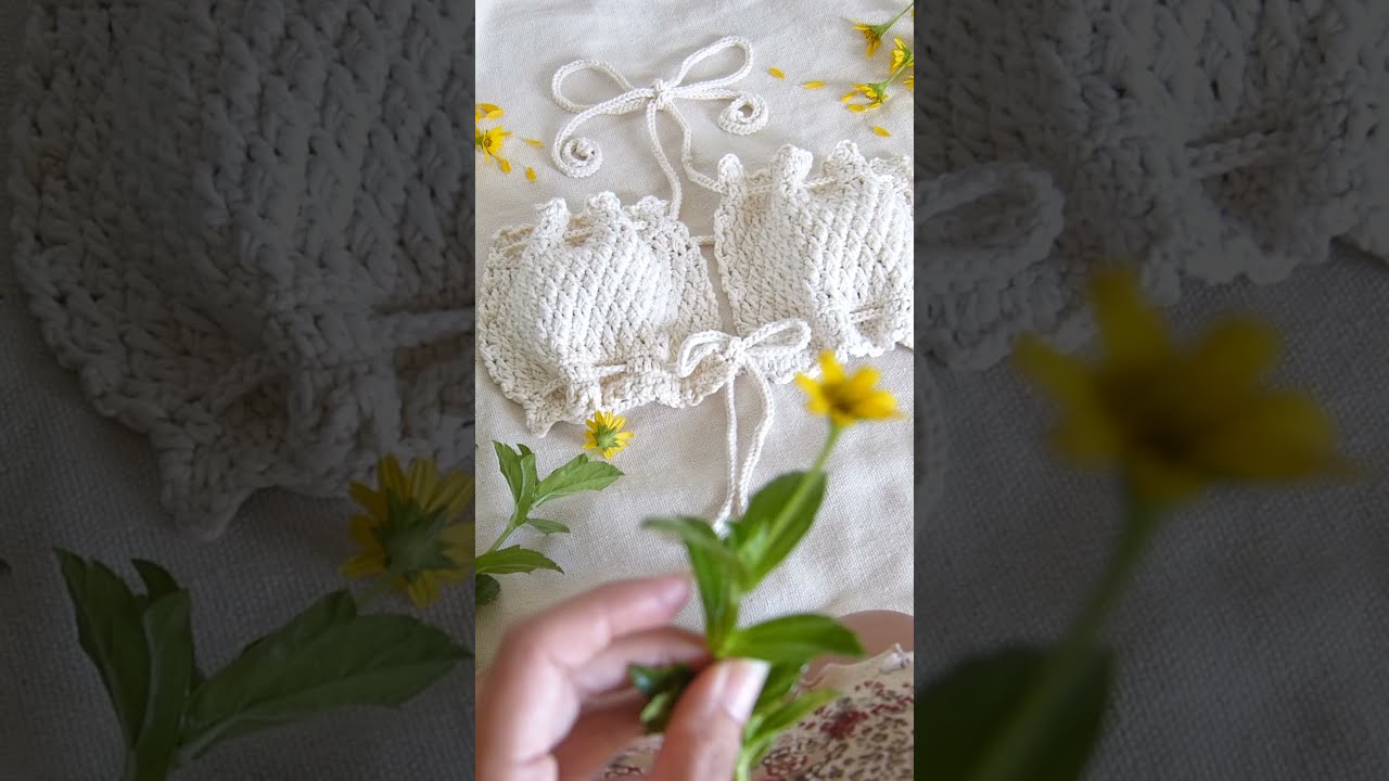 Easy Crochet Top using Alpine Stitch